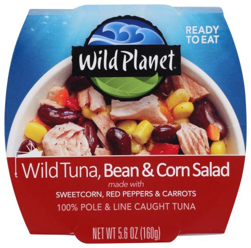 Wild Planet Salad Tuna Bean Corn - 5.6 Oz (12 Units)