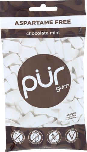 Pur Gum Chocolate Mint 55 Pc - 2.72 Oz (12 Units)