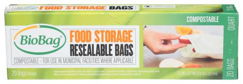 Biobag Bag Food Strg Qrt Size 20Ct - 20 Bg (12 Units)