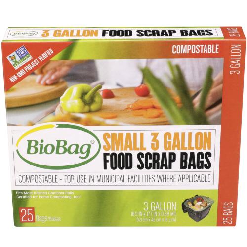 Biobag Bag Compost Waste 3Gl - 25 Bg (12 Units)