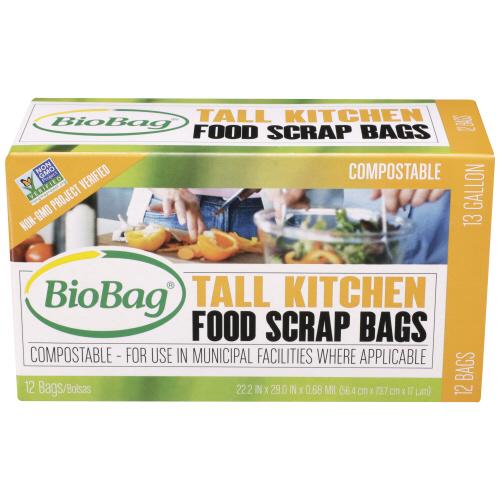 Biobag Bag Trash Kitchen Tall 13Gl - 12 Bg (12 Units)