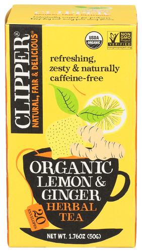 Clipper Tea Lemon Ginger Organic - 1.76 Oz (6 Units)