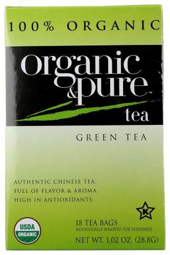 Organic & Pure Tea Green Organic - 18 Bg (6 Units)