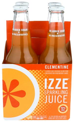 Izze Beverage Juice 4Pk Sprkl Clmntne - 48 Fo (6 Units)