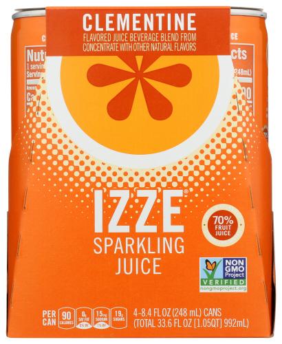 Izze Beverage Juice 4Pk Sprkl Clmtne - 33.6 Fo (6 Units)