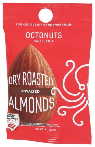 Octonuts Almonds Roasted Unsalt - 1 Oz (12 Units)