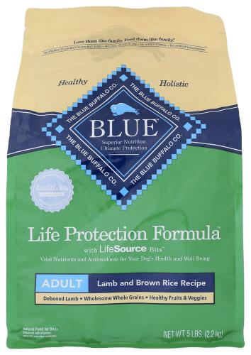 Blue Buffalo Food Dog Adlt Lamb Brw Rc - 5 Lb (3 Units)