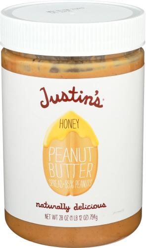 Justins Nut Butter Peanut Honey - 28 Oz (6 Units)