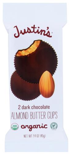 Justins Dark Chocolate Cups Almond Butter - 1.4 Oz (12 Units)