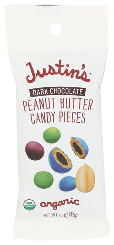 Justins Chocolate Pieces Peanut Butter Dk - 1.5 Oz (12 Units)