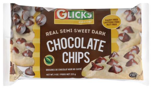 Glicks Chocolate Chip - 9 Oz (24 Units)
