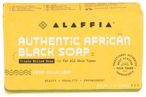 Alaffia Soap Auth Afrcn Blk Hemp - 5 Oz (3 Units)