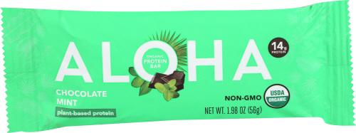 Aloha Bar Protein Choco Mint - 1.98 Oz (12 Units)