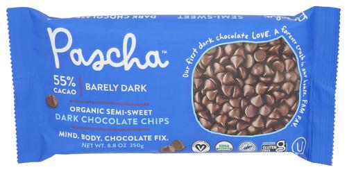 Pascha Chocolate Baking Chip 55% Caca - 8.8 Oz (6 Units)