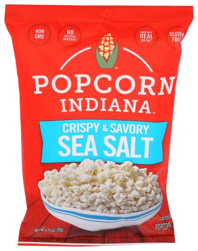 Popcorn Indiana Popcorn Sea Salt Family 12Ct - 4.75 Oz (12 Units)