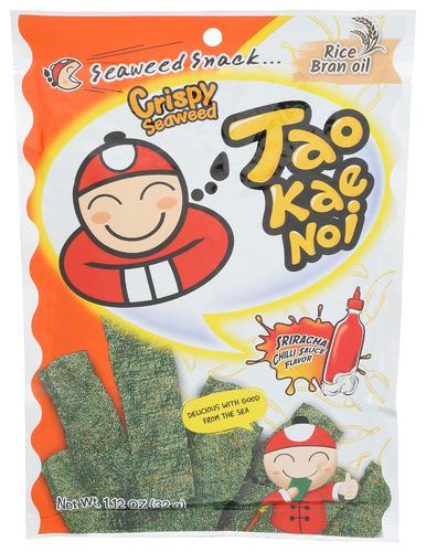 Taokaenoi Usa Seaweed Crispy Sriracha - 1.21 Oz (12 Units)