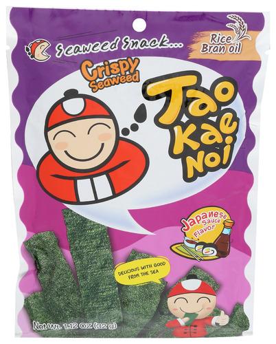 Taokaenoi Usa Seaweed Cripsy Jpnse Sauce - 1.21 Oz (12 Units)
