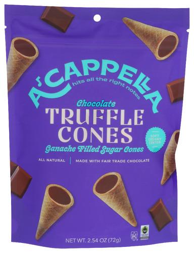 A Cappella Cone Truffle Chocolate - 2.45 Oz (6 Units)
