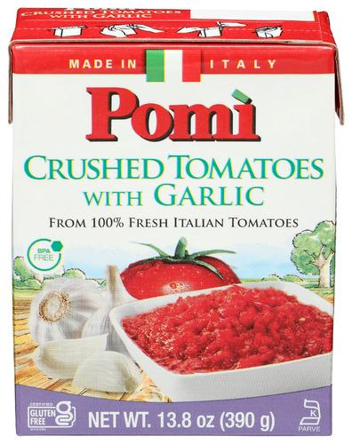 Pomi Tomatoes Crushed Garlic - 13.8 Oz (12 Units)