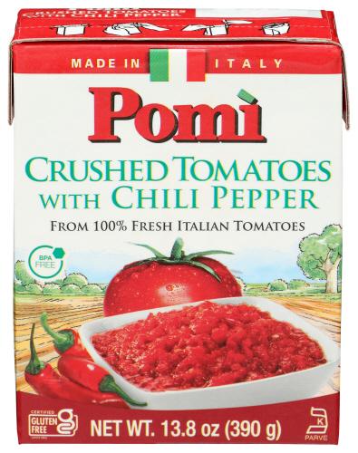 Pomi Tomatoes Crshd Chili Pepp - 13.8 Oz (12 Units)