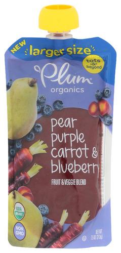 Plum Organics Pouch Tots Pear Pcrt Baby - 7.5 Oz (6 Units)
