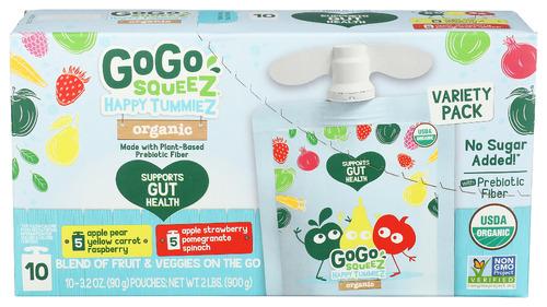 Gogo Squeez Applesauce Htummiez Organic - 31.8 Oz (6 Units)