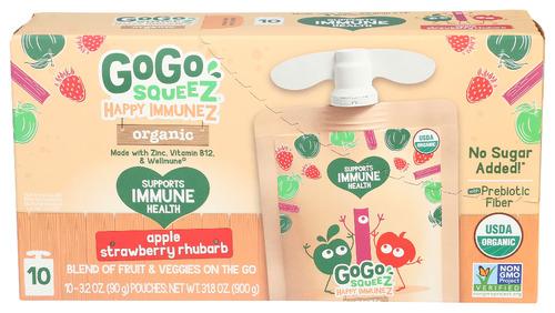 Gogo Squeez Applesauce Himmunez Organic - 31.8 Oz (6 Units)