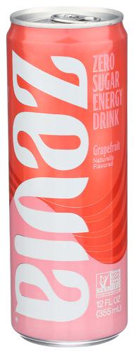 Zevia Energy Grpfrt Zro Cal - 12 Oz (12 Units)