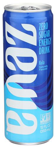 Zevia Energy Kola Zero Cal - 12 Oz (12 Units)