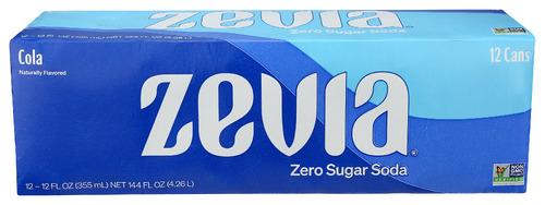 Zevia Soda Zero Cal Cola 12Pk - 144 Fo (2 Units)