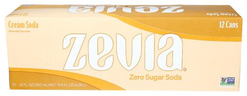 Zevia Soda Zero Cream Sda 12Pk - 144 Fo (2 Units)