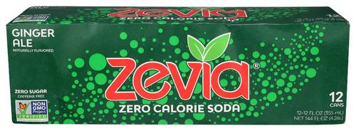 Zevia Soda Zero Ginger Ale 12Pk - 144 Fo (2 Units)