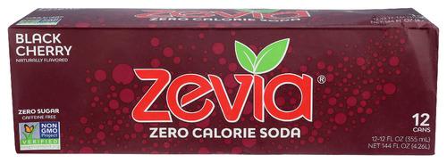 Zevia Soda Zero Blkchry 12Pk - 144 Fo (2 Units)