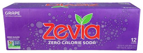 Zevia Soda Zero Grape 12Pk - 144 Fo (2 Units)
