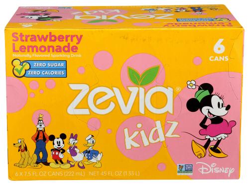 Zevia Soda Strawberry Lmn Kidz 6Pk - 45 Fo (4 Units)