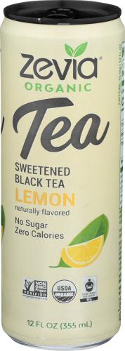 Zevia Tea Black Lemon Organic - 12 Fo (12 Units)