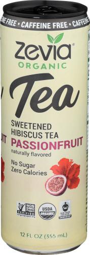Zevia Tea Hibiscus Pssnfrt Cf Organic - 12 Fo (12 Units)