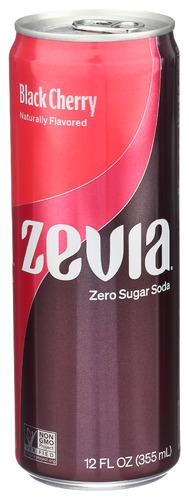 Zevia Soda Black Cherry - 12 Fo (12 Units)