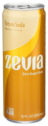 Zevia Soda Cream - 12 Fo (12 Units)