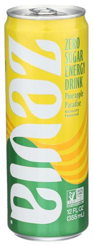 Zevia Drink Enrgy Pnaple Prdse - 12 Fo (12 Units)