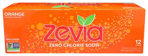 Zevia Soda Zero Orange 12Pk - 144 Fo (2 Units)