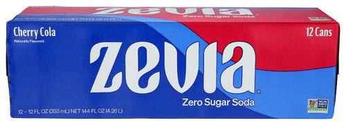 Zevia Soda Zero Cherry Cola 12Pk - 144 Fo (2 Units)
