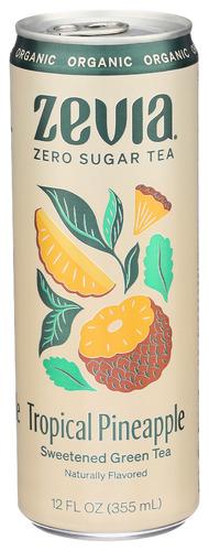 Zevia Tea Grn Tropical Pnpple Organic - 12 Fo (12 Units)