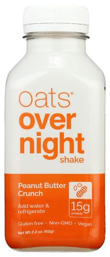 Oats Overnight Shake Oats Peanut Butter Crnc - 2.2 Oz (10 Units)