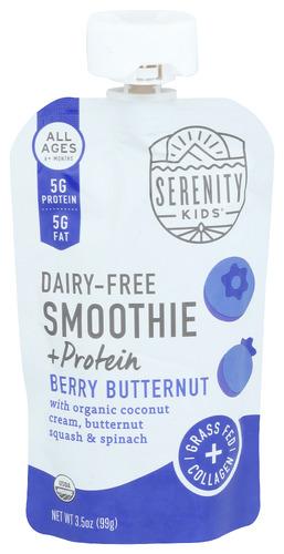 Serenity Kids Smoothie Berry Buttrnut - 3.5 Oz (6 Units)