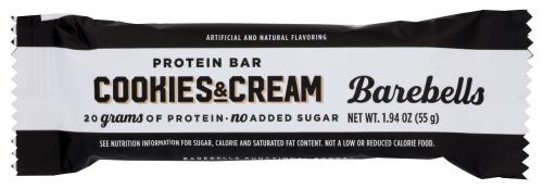 Barebells Bar Cookies And Cream - 55 Gm (12 Units)