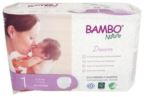 Bambo Nature Diapers Baby Size 1 - 36 Pk (1 Units)