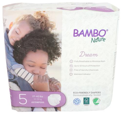 Bambo Nature Diapers Baby Size 5 - 25 Pk (1 Units)