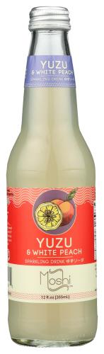 Moshi Juice Sprkl Yuzu Peach - 12 Fo (12 Units)