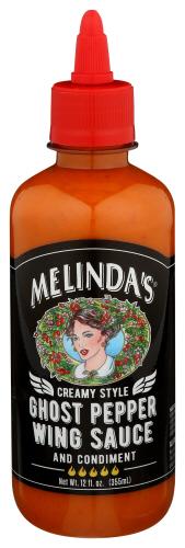 Melindas Sauce Wing Ghst Ppr Cream - 12 Oz (6 Units)